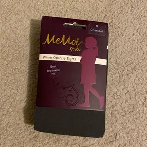 Memoi girls winter opaque tights